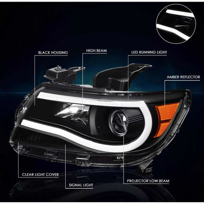 Led Drl Headlights Chev Colorado 2015 2016 2017 2018 2019 2020