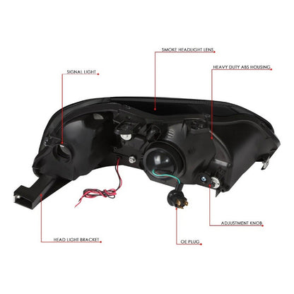 Faros Led Honda Civic Ahumados 1999 2000