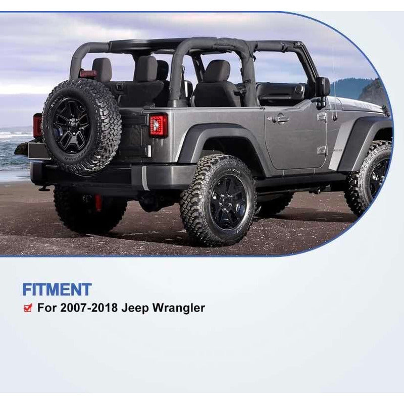 Calaveras Led Jeep Wrangler Jk 2007 a 2016