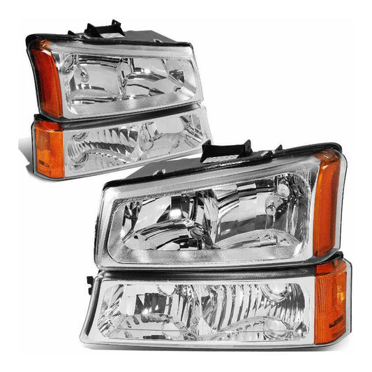 Par De Faros Chev Silverado/ Cheyenne 2003 2004 2005 2006