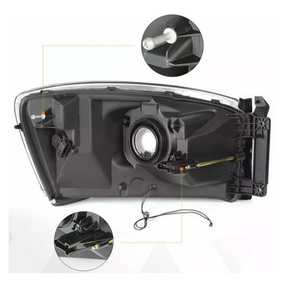 Faros Led Drl Dodge Ram 2006 2007 2008 2009