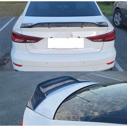 Spoiler Alerón Fibra De Carbono Audi A3 S3 Rs3 2014-2019