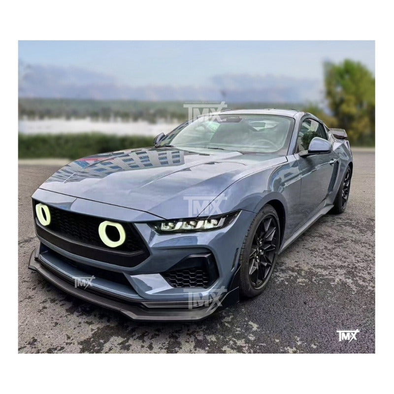 Lip Delantero Ford Mustang Gt-v Con Daño 2024 2025 Negro