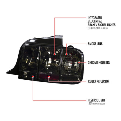 Sequential Skulls for Ford Mustang 2005 2006 2007 2009