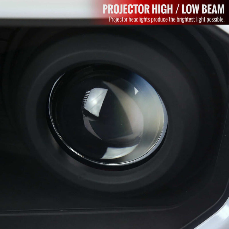 Faros Led Toyota Tacoma 2012 2013 2014 2015 Negros Proyector Izquierdo
