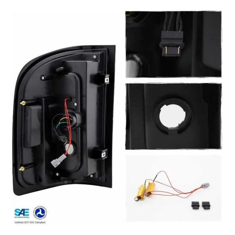 Calaveras Chev Silverado Led 2008 2009 2010 2011 A 2014 Cromado