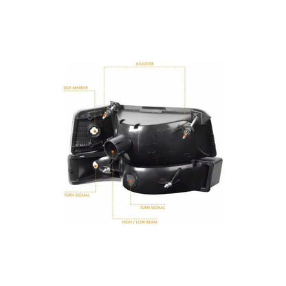 Combo Faros Y Calaveras Ford F-150 F-250 Bronco 1992 A 1996