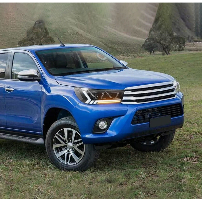 Faros Led Secuencial Toyota Hilux 2015 2016 2017 2018 2019