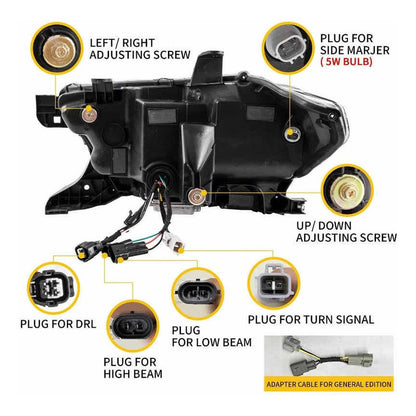 Par De Faros Led Toyota Tacoma 2016 2017 2018 2019 A 2021