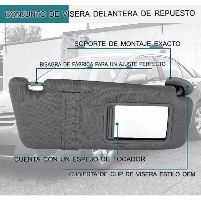 Visera Parasol Lado Copiloto Camry 2007 2008 2009 A 2011
