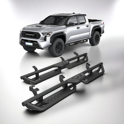 Estribos Para Toyota Tacoma 2024 2025 Doble Cabina Negro