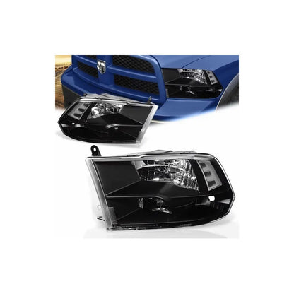 Faros Fondo Negro Dodge Ram 2009 2010 2011 2012 2013 A 2018