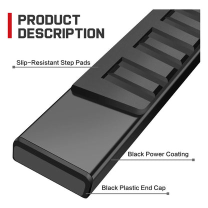 Running Boards Single Cab Chevrolet Silverado Cheyenne GMC Sierra 2007 to 2018