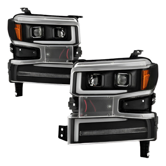 Par De Faros Led Chev Silverado 1500 2019 2020 2021 2022
