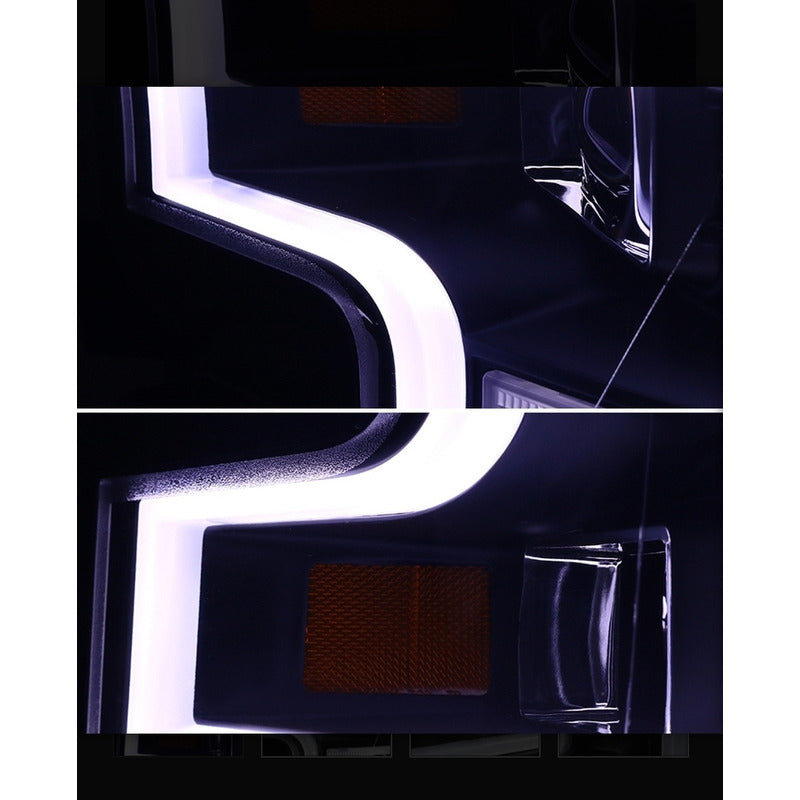 Par De Faros Led Ford Lobo F-150 2015 2016 2017