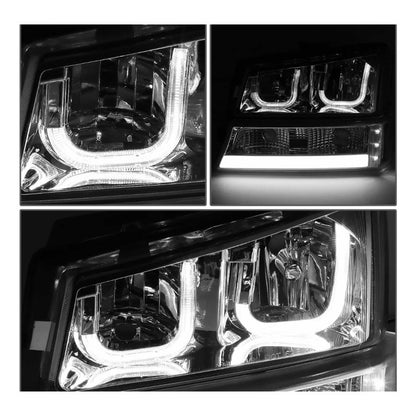 LED Headlights Chevrolet Silverado Avalanche 2003 to 2007