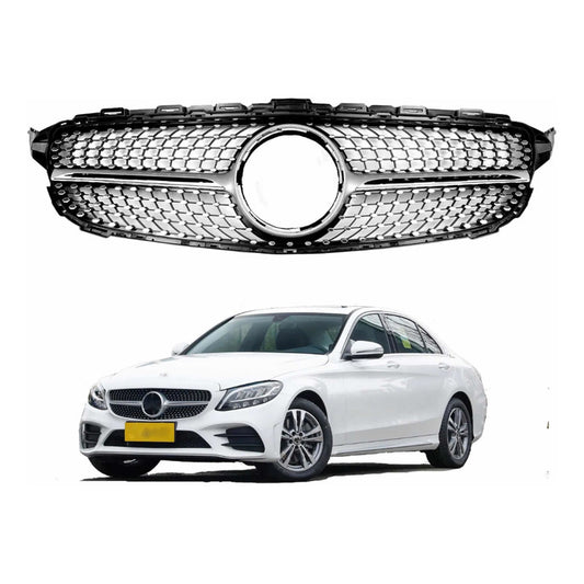 Parrilla Diamante Mercedes C200 C250 C300 W205 2015 A 2018