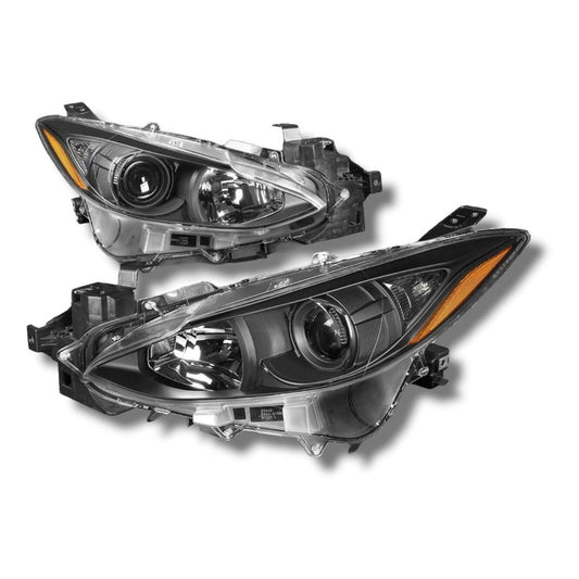 Faros Para Mazda 3 Carcasa Negra 2014 2015 2015 2016