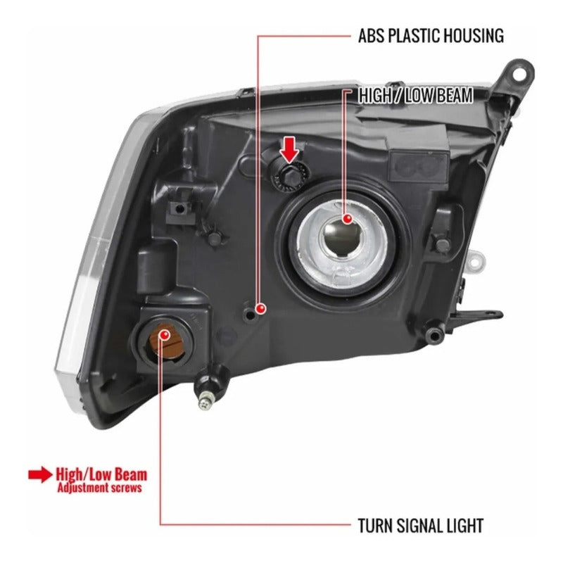 Combo Headlights and Corner Guards Ram 2009 to 2019