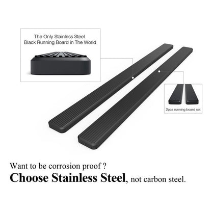 Estribos Laterales De Acero Toyota Tacoma 2024 2025 Negro