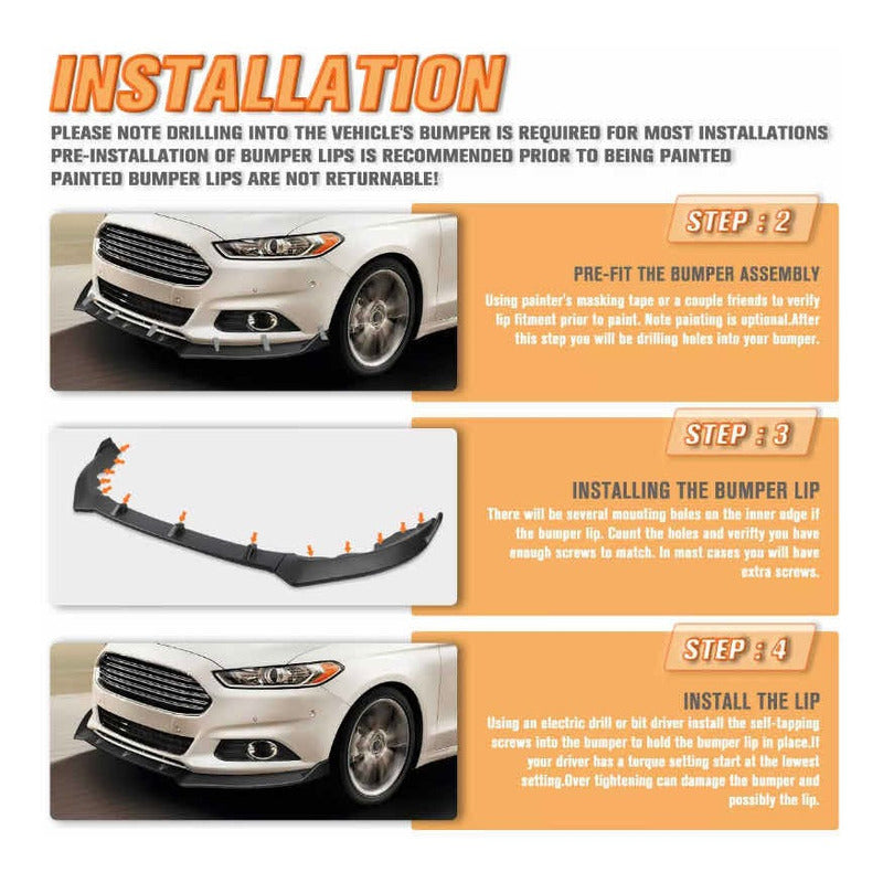 Lip Spoiler Accesorios Mazda 6 Atenaza Mate 2019 2020 2021