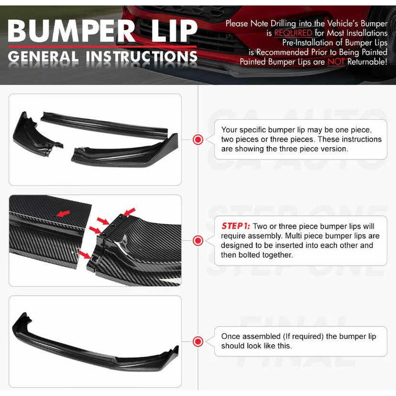 Lip Spoiler Mazda Mx5 Miata Mate 2016 2017 2018 2019 2020 21