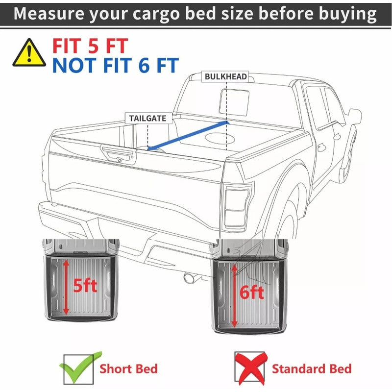 Bed Cover Toyota Tacoma 2005 to 2015