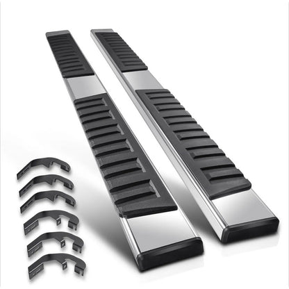 Running Boards Double Cab Chevrolet Silverado Cheyenne GMC Sierra 2017 to 2018