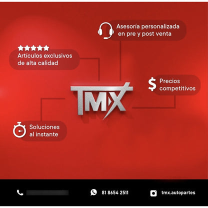 Defensa Trasera Toyota Tacoma Negro 1995-2004