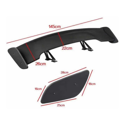 Spoiler Alerón Abs Universal Gt 57 Mustang Camaro Bmw Audi