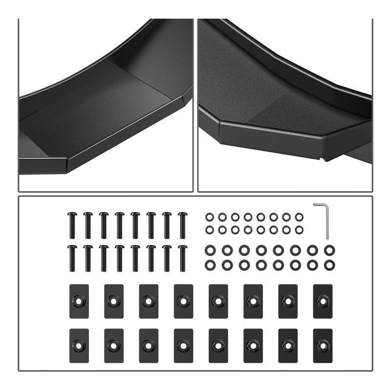 Cantoneras Delanteras Y Traseras Ford Bronco 2021 A 2024 Negro