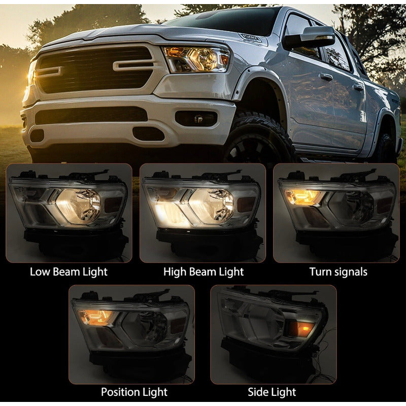 Faro Delantero Izquierdo Dodge Ram 1500 2019 2020 A 2023 Izquierdo/conductor