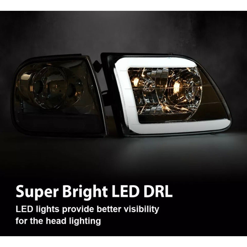 Faros Led F-150 Lobo Expedition 1997 1998 1999 A 2003