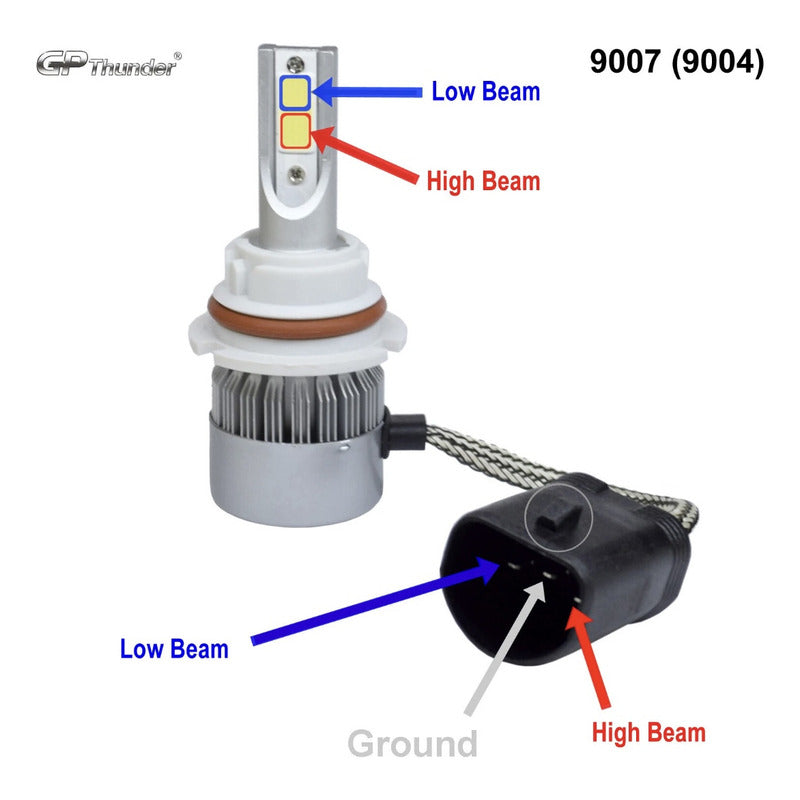 Bulbos Led Hb5 9007 9004 6000k