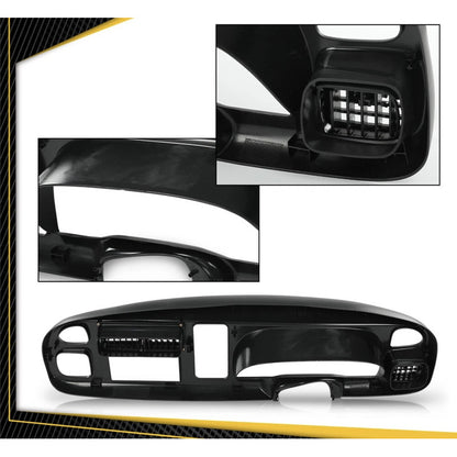 Bisel Tablero Dodge Ram 1500 2500 1998 1999 A 2002 Negro