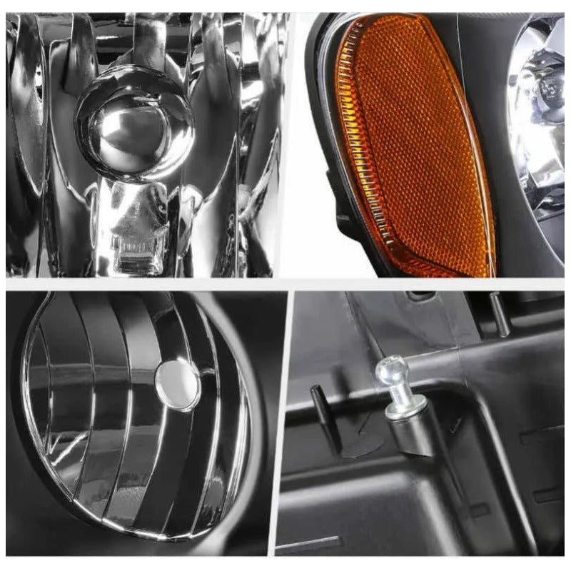 Faros Jeep Grand Cherokee 1999 2000 2001 2002 2003 2004 Ambos Lados