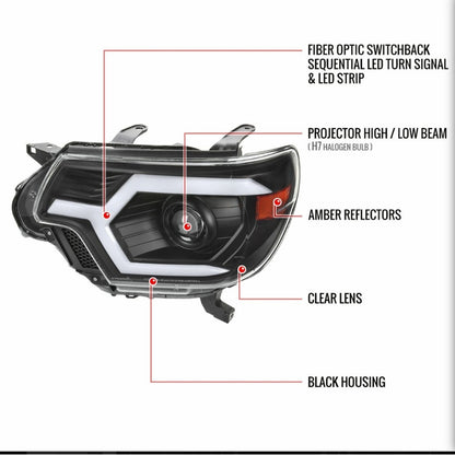 Faros Led Toyota Tacoma 2012 2013 2014 2015