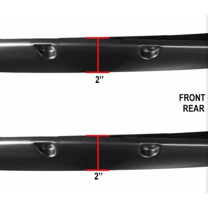 Cantoneras Toyota Tacoma Con Daño 2005 2006 2007 A 2011 Negro
