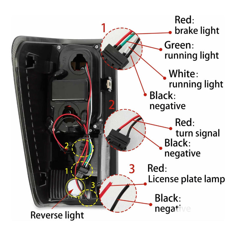 Calaveras Led Titan 2004 2005 2006 2007 2008 2009 A 2014