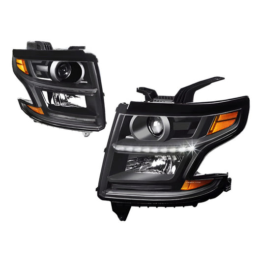 Led Drl Headlights Chevrolet Tahoe Suburban 2015 to 2020