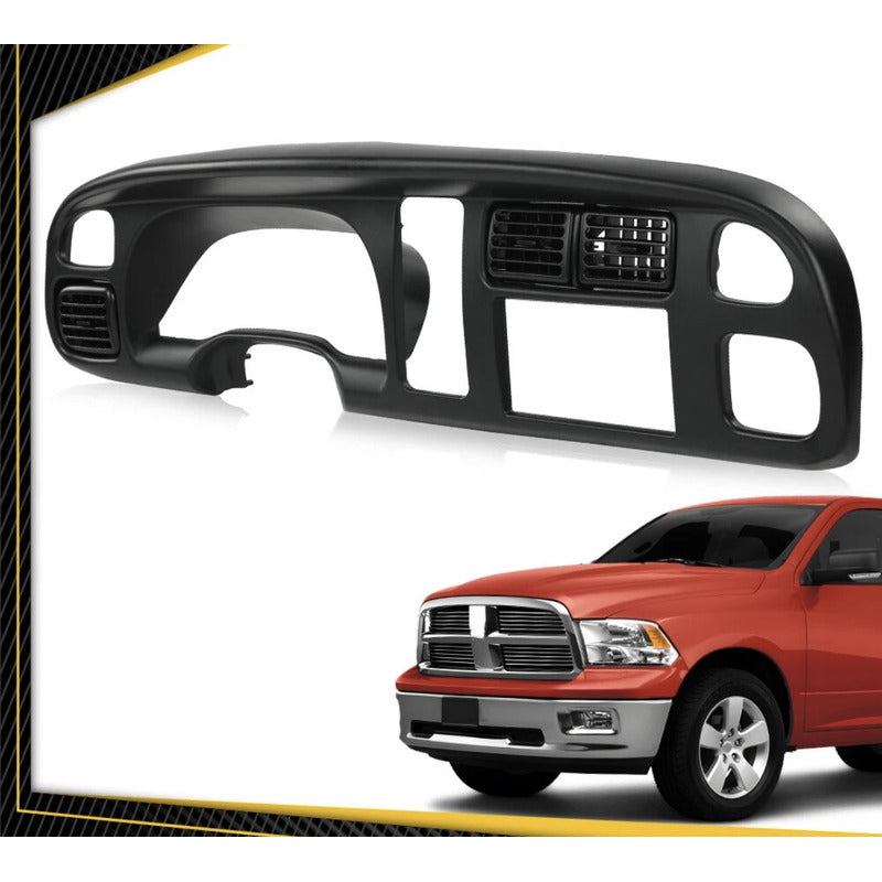 Bisel Tablero Dodge Ram 1500 2500 1998 1999 A 2002 Negro