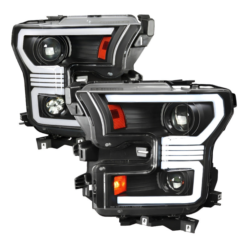 Par De Faros Led Secuencial Ford Lobo F-150 2015 2016 2017 Derecho