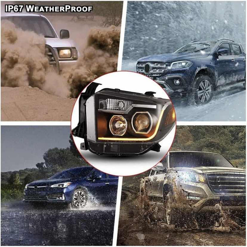Faros Toyota Tundra Led Drl 2014 2015 2016 2017 A 2021