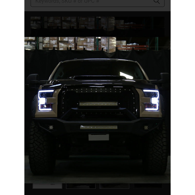 Par De Faros Led Secuencial Ford Lobo F-150 2015 2016 2017 Derecho
