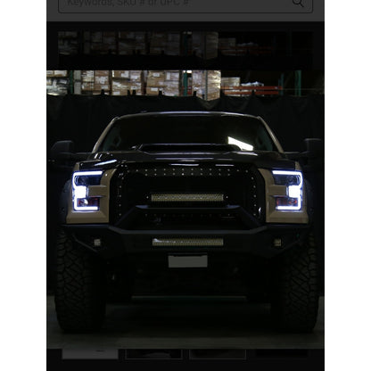 Par De Faros Led Secuencial Ford Lobo F-150 2015 2016 2017 Derecho