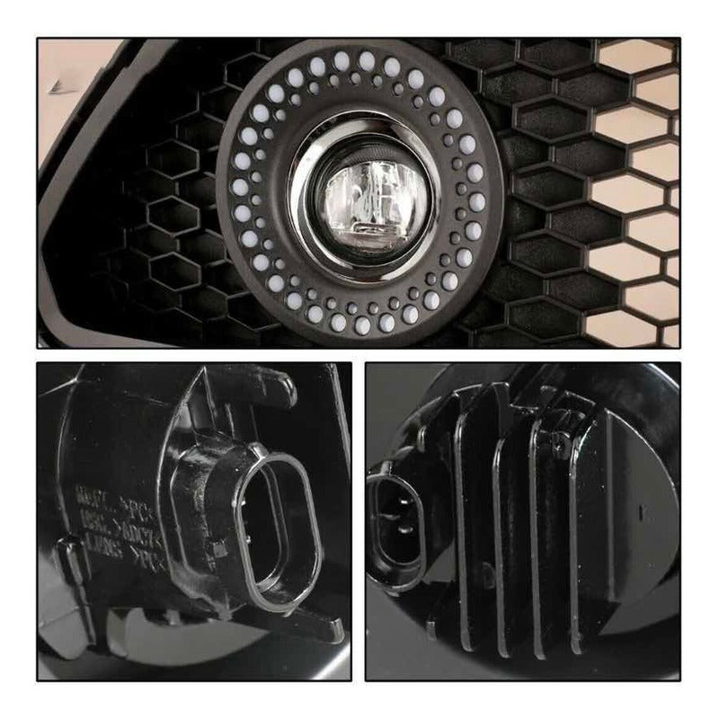 Black LED Grille Ford Mustang S-550 2015 2016 2017