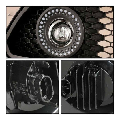 Black LED Grille Ford Mustang S-550 2015 2016 2017