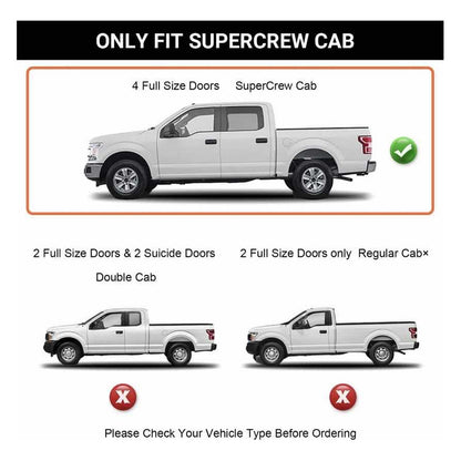 Estribos Doble Cabina Ford F-150 2015 a 2023