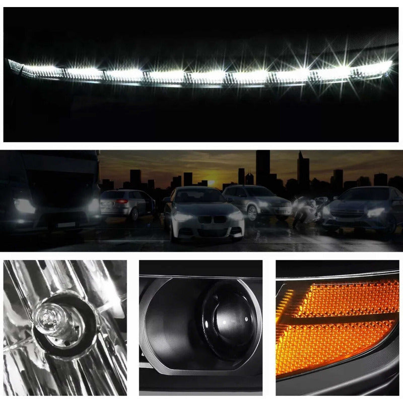 Led Drl Headlights Chevrolet Tahoe Suburban 2015 to 2020