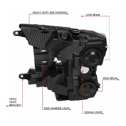 Ford F-150 Lobo headlights 2018 to 2020
